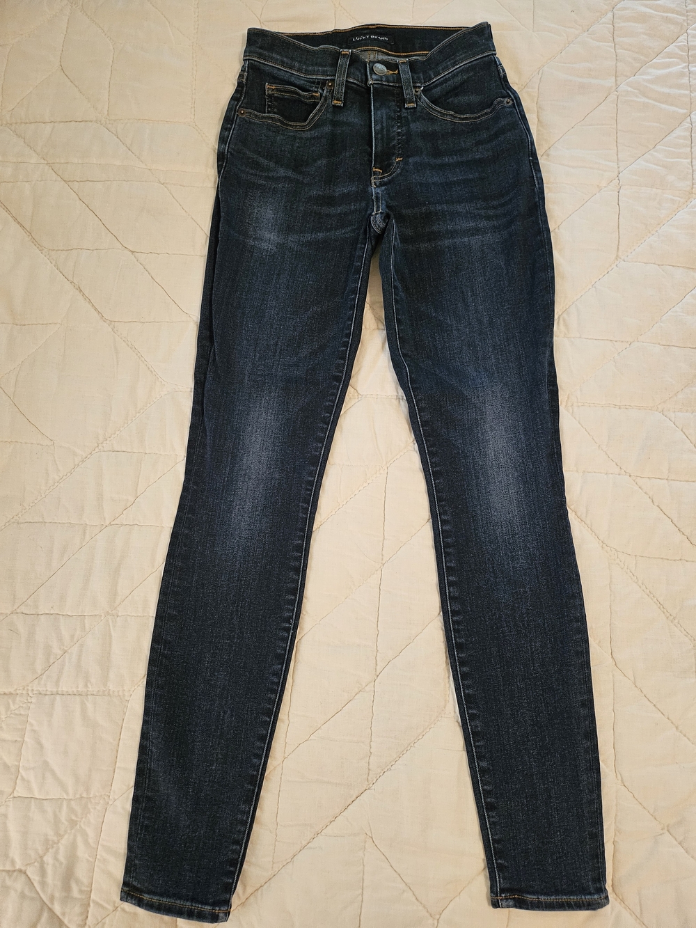 Lucky Brand Mid Rise Skinny Jeans- Size 24